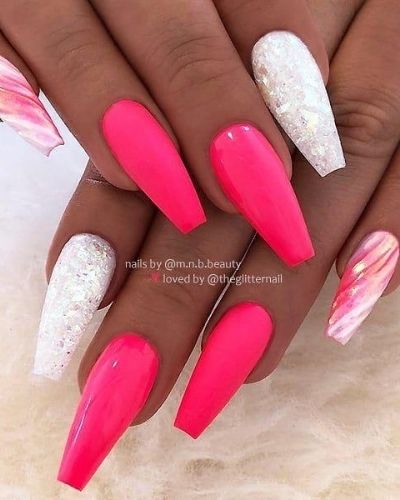 31 Stunning Pink And White Nail Designs To Spice Up Your Style ...